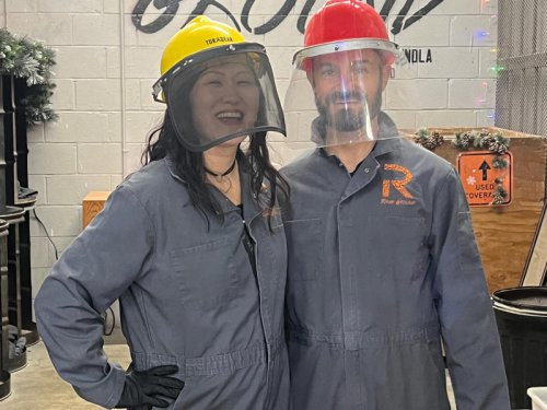 My husband and I got sick of boring nights of dinner and a movie. We got our spark back with monthly 'adrenaline dates'.