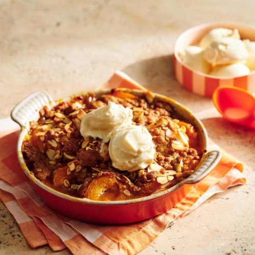 Classic apple crumble