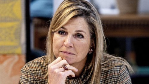 Queen Maxima schools us in formal style in your 50s with belted grandma dress
