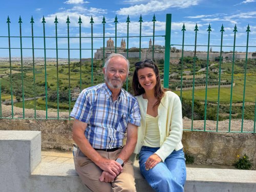 My 84-year-old grandpa invited himself on my trip abroad. We had an incredible time, and he had more energy than I did