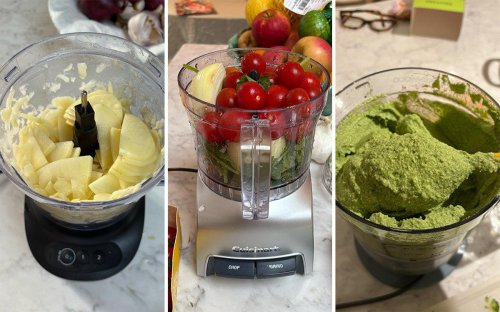 An electric mini chopper will save precious time on food prep and space in your kitchen