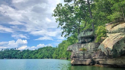 Alabama's deepest inland lake is a clear-water escape north of Birmingham for camping and boating