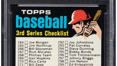 Why are vintage baseball card checklists so expensive?