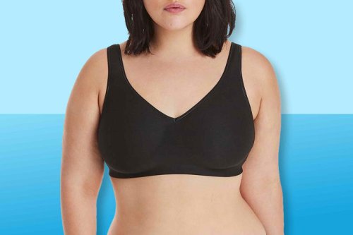 I&rsquo;m a 38DD, and this $18 wireless Hanes bra is the only style that lifts without digging into my shoulders