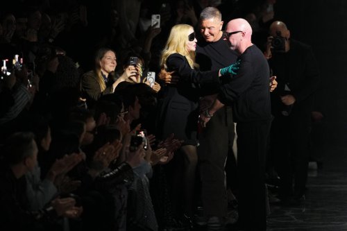 Madonna steals the spotlight at Dolce &amp; Gabbana's Milan Fashion Week runway show