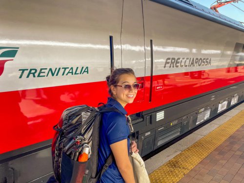 I spent 2 weeks backpacking in Europe. Next time, I'll bring a carry-on suitcase