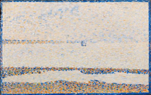 Georges Seurat is most famous for his pointillist painting of a Paris park. But more than half of his canvases were stunning seascapes