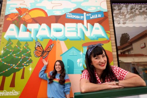 How a mural of Altadena became a symbol of resilience for one small store, through fire and flood