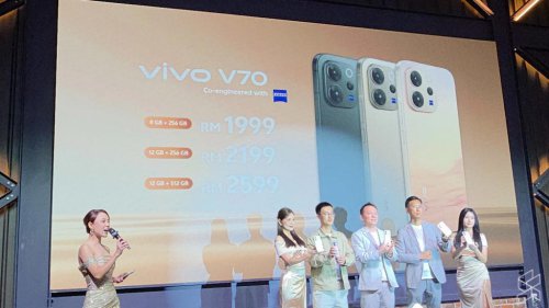 Vivo V70 goes official in Malaysia: 50MP Zeiss cameras, Snapdragon 7 Gen 4, 6500mAh battery, priced from RM1,999