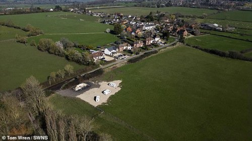 Villagers 'held to ransom' by travellers who set up illegal camp - and are demanding &pound;600,000 to go