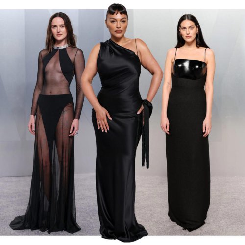 The Carolyn Bessette Kennedy minimalism craze hit the Oscars red carpet... kind of