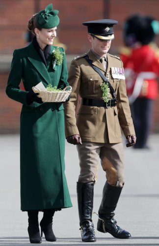 Kate Middleton wears emerald earrings for St. Patrick&rsquo;s Day outing