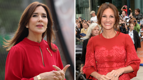 Queen Mary just had a major Pretty Woman moment in recycled dress