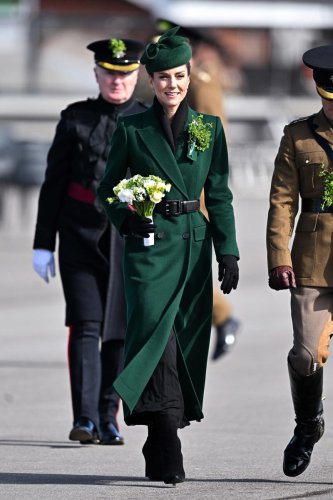 Kate Middleton matches her shamrocks in head-to-toe emerald Alexander McQueen