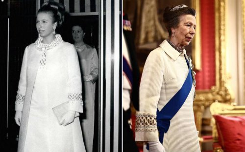 Princess Anne wears a 57-year-old coat for the Nigeria state banquet