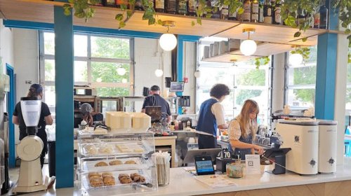 Nashville's stylish cafe is a combination restaurant and cocktail bar for coffee lovers and bar hoppers alike