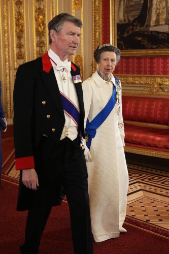 Princess Anne perfects the art of the rewear in a gown she previously wore when she was 18