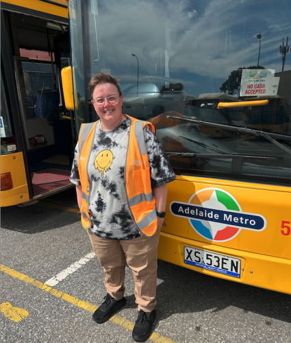 When Kate was seeking financial security, she turned to a career as a bus driver