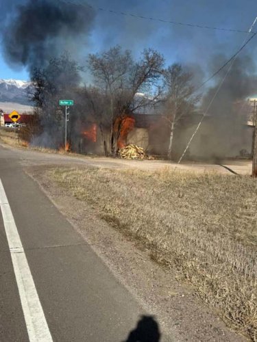Update: Highway 96 reopens after house fire