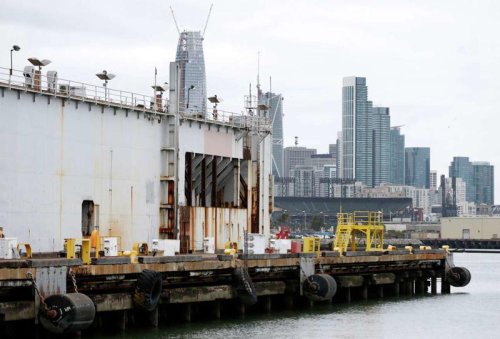 Last big relics of SF.'s maritime past languishing in bay like stranded whales