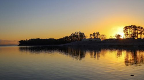 The largest artificial lake entirely within Texas is famous for top-tier fishing and sandy beaches