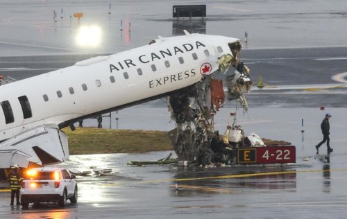 LaGuardia Airport crash: Plane was traveling 93-105 mph at time of ground collision