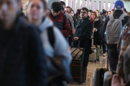 I went to LaGuardia. The security line looped around the terminal four times