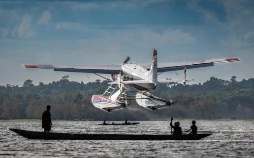 &lsquo;Let&rsquo;s say hello to some crocodiles&rsquo;: The floatplane serving one of the world&rsquo;s most remote regions