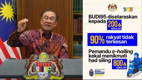 BUDI95 monthly quota reduced to 200L, eHailing drivers still retain 800L quota