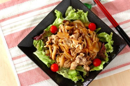 「豚肉とキノコの甘辛マスタード炒め」の作り方~「豚こま切れ肉」を使った簡単人気レシピまとめ~