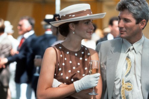 The most beautiful cinema couples ever, Pretty Woman - Julia Roberts and Richard Gere (1990), Titanic - Kate Winslet and Leonardo DiCaprio (1997), Grease - Olivia Newton John and John Travolta (1978), Four Weddings and a Funeral - Andie MacDowell and Hugh Grant (1994), Ghost - Demi Moore and Patrick Swayze (1990), Carol - Rooney Mara and Cate Blanchett (2015), Dirty Dancing - Jennifer Grey and Patrick Swayze (1987), Gone with the Wind - Vivien Leigh and Clark Gable (1939), Annie Hall - Diane Keaton and Woody Allen (1977), Vicky Cristina Barcelona - Penelope Cruz and Javier Bardem (2008), Sleepless in Seattle - Meg Ryan and Tom Hanks (1993), Brokeback Mountain - Heath Ledger and Jake Gyllenhaal (2005), Eternal Sunshine of the Spotless Mind - Kate Winslet and Jim Carrey (2004), The Notebook - Rachel McAdams and Ryan Gosling (2004), Loving - Ruth Negga and Joel Edgerton (2016), La La Land - Emma Stone and Ryan Gosling (2016), Slumdog Millionaire - Freida Pinto and Dev Patel (2008), Sabrina - Audrey Hepburn and Humphrey Bogart (1954), 3 Iron (Bin-jip) - Hee Jae and Seung-Yun Lee (2004), Notting Hill - Julia Roberts and Hugh Grant (1999), From Titanic to Brokeback Mountain: the loveliest movie couples