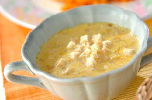 「つぶつぶカボチャのスープ」の作り方~【カボチャ使い切りレシピ】ハロウィンにもおすすめ！~