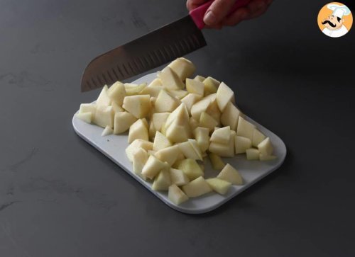 Pear and chocolate fudge, the super easy dessert with only 2 ingredients!