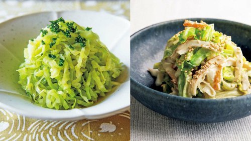 ●キャベツのカレーコールスロー, 【つくり方】, ●キャベツとちくわマヨ, 【つくり方】, 笠原将弘さん流「キャベツ」の簡単副菜レシピ2つ。くせになる味わいで、お酒のおつまみにも