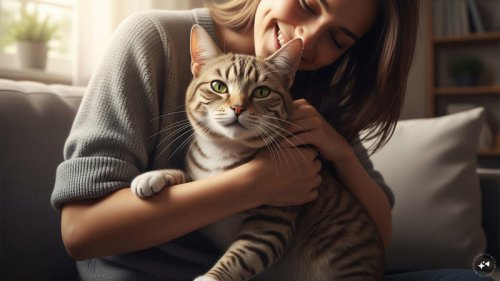 Hug Your Cat Day is celebrated on June 4 each year, encouraging pet parents to bond with their feline friends through gentle affection and care. Here&rsquo;s a look at 10 signs your cat loves being hugged. (AI photo), If your cat&rsquo;s ears stay in a neutral or slightly forward position during a hug, it usually means they feel safe and comfortable. (AI photo), A soft, steady purr during hugs often signals contentment and emotional comfort with your presence. (AI photo), If your cat slowly blinks while being hugged, it&rsquo;s their way of saying they trust you completely. (AI photo), A cat that leans into your arms instead of pulling away is actively enjoying the closeness. (AI photo), A loose, gently swaying tail during hugs usually indicates your cat is calm and not stressed. (AI photo), Kneading you with their paws during a hug is a comforting behaviour that reflects deep trust. (AI photo), If your cat stays in your arms instead of trying to escape, they are likely enjoying the hug. (AI photo), Gentle head bumps during or after a hug are a clear sign of affection and bonding. (AI photo), If your cat falls asleep while you&rsquo;re hugging them, it&rsquo;s a strong sign of complete trust and comfort. (AI photo), A soft paw touch without scratching during hugs shows your cat is engaging gently and enjoys the moment. (AI photo), Hug your cat day 2026: 10 signs your cat loves being hugged