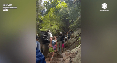 Yosemite crowds offer first look at summer travel without reservations