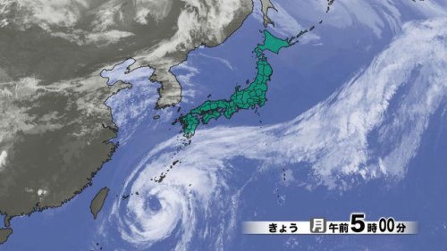 【山口天気 朝刊6/1】天気一転 台風北上に伴い 今夜からあす2日(火)にかけて 一時激しい雨風の可能性も