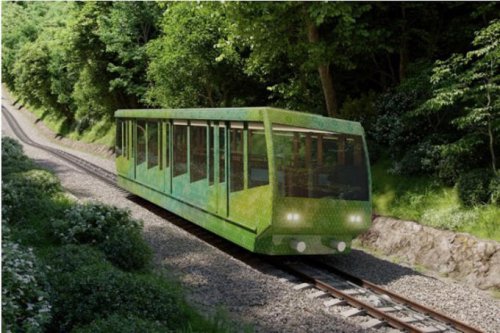 高尾山ケーブルカーに&ldquo;架線レス&rdquo;の新型車両! 100周年で高尾山駅改築も