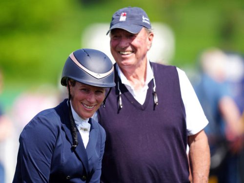 Captain Mark Phillips makes a rare appearance with his ex-wife Princess Anne