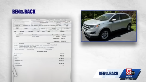 Ford Edge owner paid $1,854 after recall fix wasn&rsquo;t ready