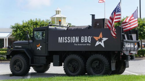 Mission BBQ was founded by friends who were executives for these 2 famous brands