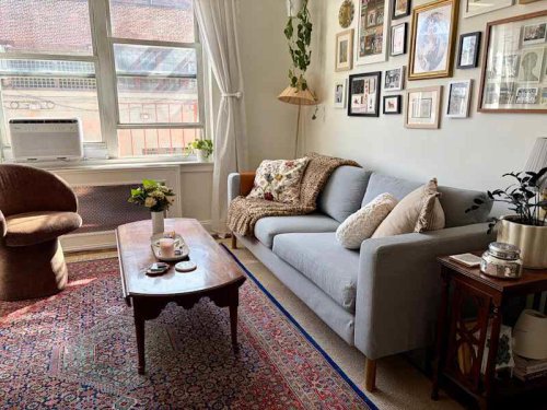 I broke my mom's #1 decorating rule - my living room has never looked better