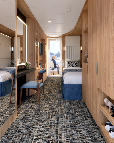 This major cruise line is expanding its solo cabins. See a first look.