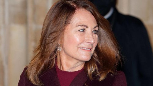 Carole Middleton wore Queen Camilla's velvet gown - 14 years earlier