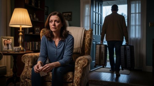When my husband left with a younger woman, I warned him that the doors of my house would be closed to him
