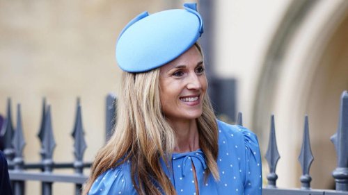 Peter Phillips' fianc&eacute;e Harriet Sperling is the polka dot poster girl at royal Easter service