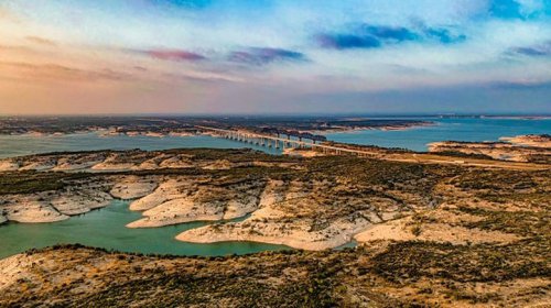 Texas' deepest lake is a scenic oasis with crystal-clear waters perfect for fishing, boating, and diving