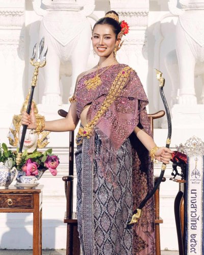 &lsquo;มายมิ้นท์&rsquo; งามสะพรั่ง นางสงกรานต์ 2569 &lsquo;รากษสเทวี&rsquo; เปล่งออร่าทรงพลัง