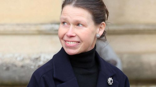 Lady Sarah Chatto wears late mother Princess Margaret's diamonds - with Easter bucket hat