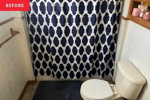 I put a tea kettle in my bathroom, and it's the cutest storage trick I've tried